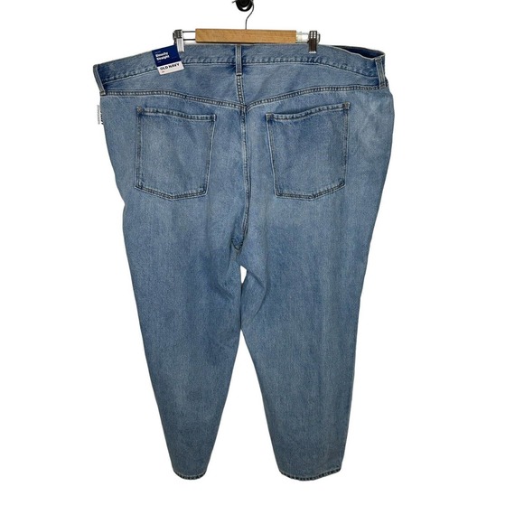 NWT Old Navy Womens High Rise Slouchy Straight Jeans 28 Cropped Distressed Denim - Picture 6 of 11